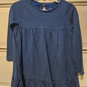 Charming Blue Polka Dot Dress for Kids